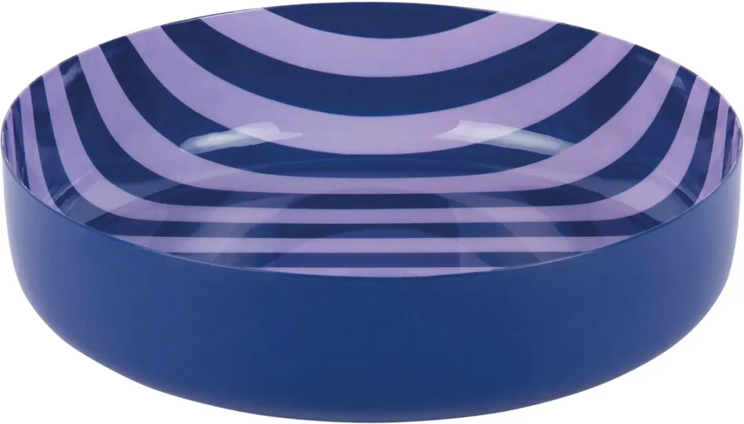 Present Time Schaal Animado Medium Blauw 18,5x18,5x4,5cm