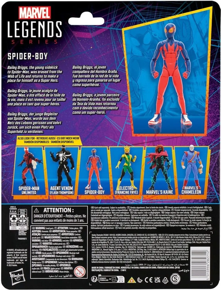 Hasbro Spider-Man Marvel Legends Action Figure 15cm - Multi