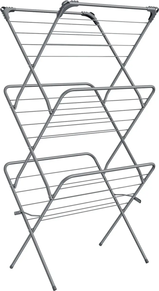 Songmics Opvouwbaar Wasrek - 20m Droogruimte - Grijs - afbeelding 2 van 6