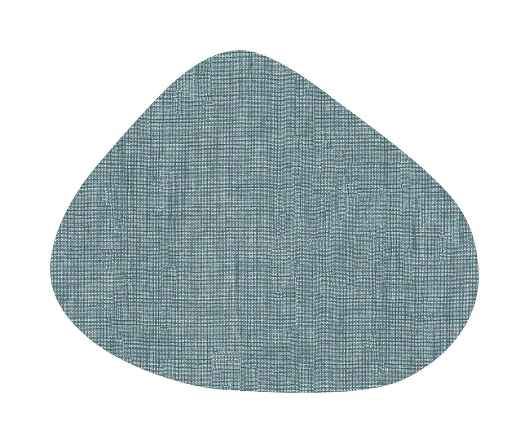 Wicotex Placemats Curved Blauw - 6 Stuks