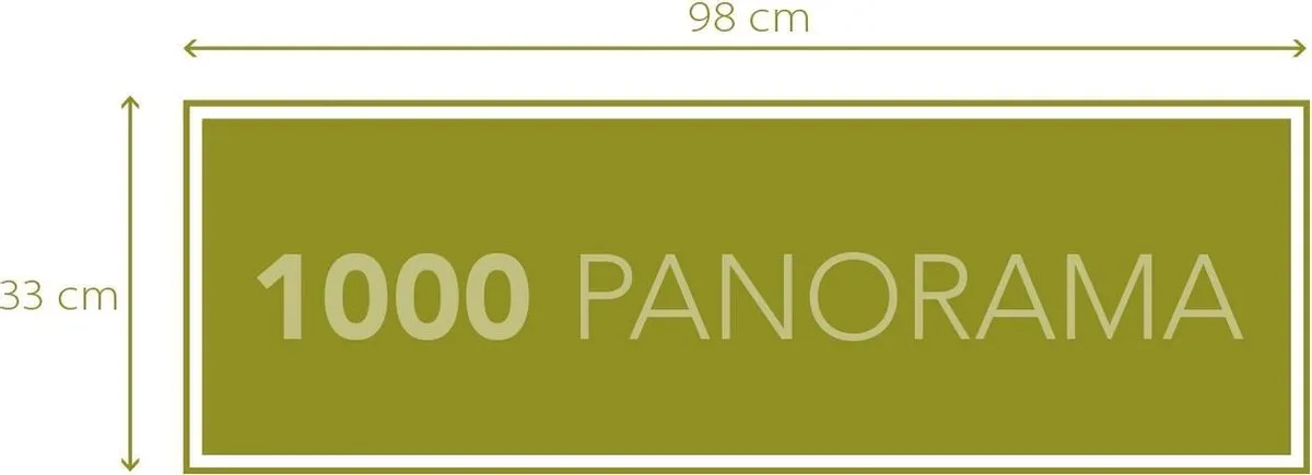 Clementoni Harry Potter Panorama Puzzel 1000 Stukjes - Multi
