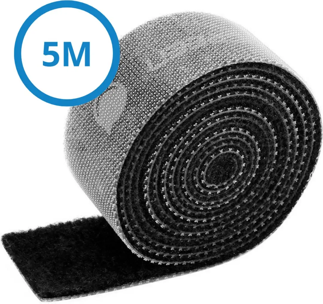 Ugreen Kabelbinders Klittenband 5m - Zwart