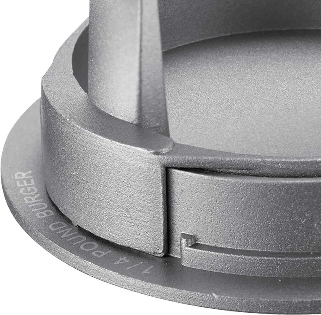 Westmark Vario Hamburgermaker - 3 Pattygroottes - Zilver/Zwart