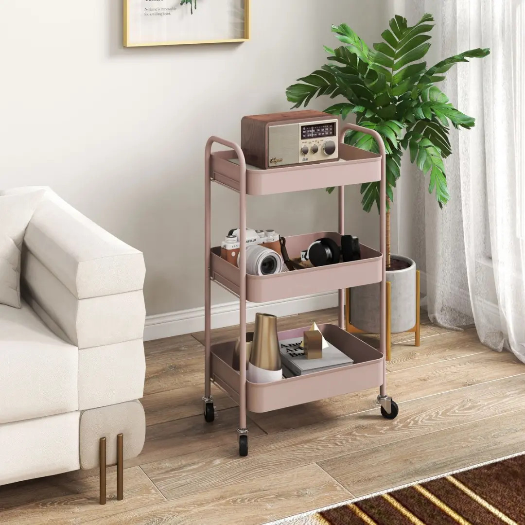 Homcom Nutsvoorziening Wagen 850-292V00PK - Roze