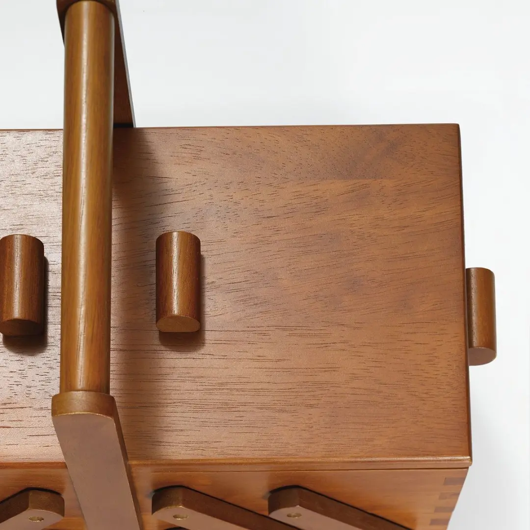 Prym Naaibox Hout Donker M 612549 - 3 Vakken
