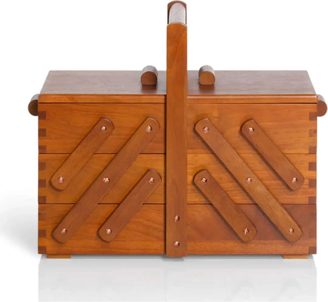 Prym Naaibox Hout Donker M 612549 - 3 Vakken