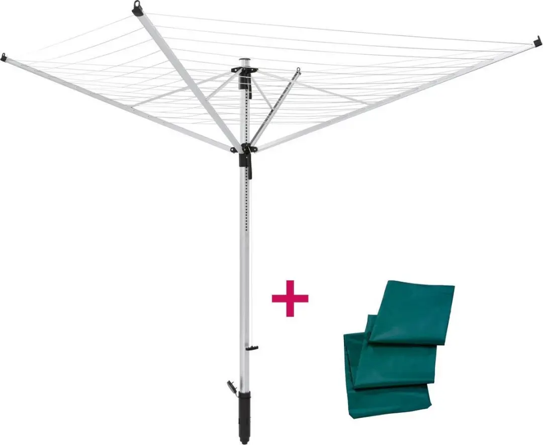Leifheit Linolift 600 Evo Droogmolen 60m - RVS - Ø279cm