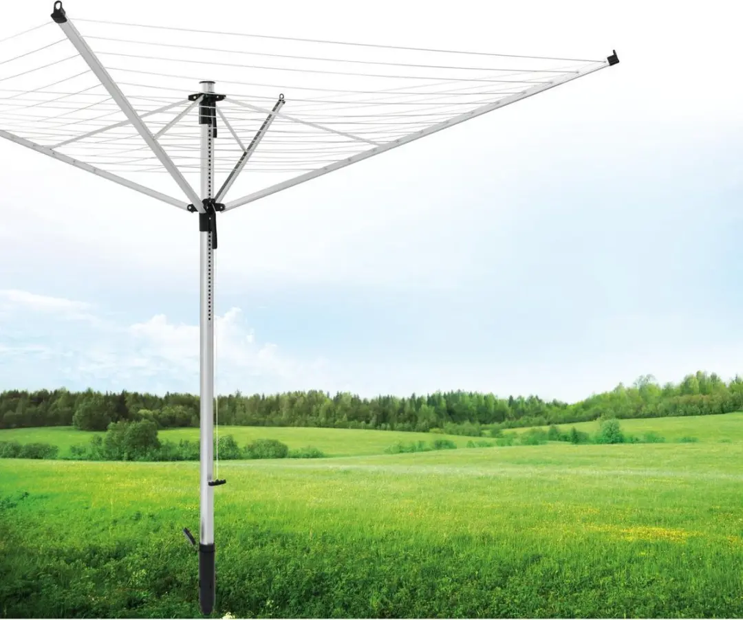 Leifheit Linolift 600 Evo Droogmolen 60m - RVS - Ø279cm
