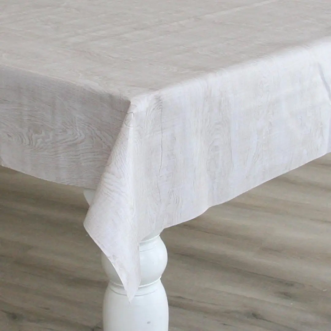 Tafelzeil/tafelkleed hout look 140 x 250 cm