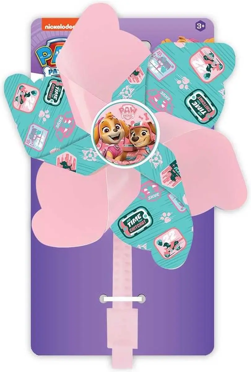 PAW Patrol Fietswindmolen Roze/Blauw