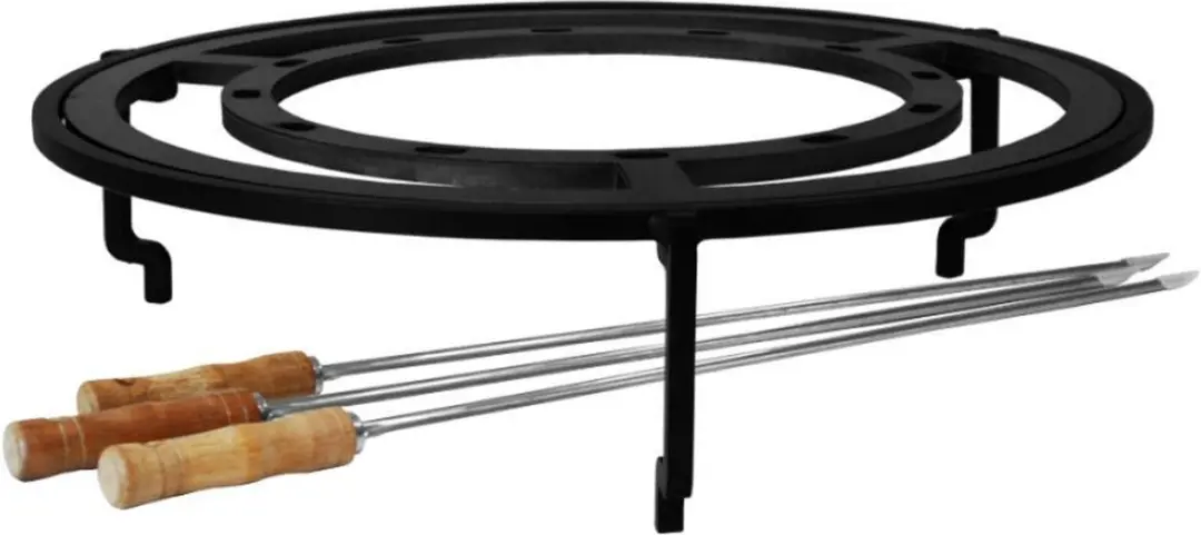 Ofyr Braziliaanse Grillset 100 OA-G-B-100 - 3 Stuks - Zwart