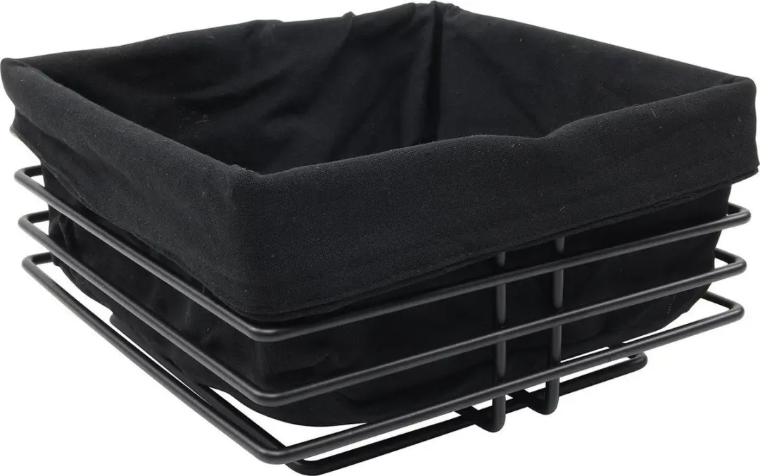 Svenska Living Broodmandje - Zwart Metaal 23cm