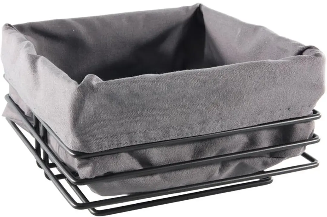 Svenska Living Broodmandje - Zwart Metaal 23cm