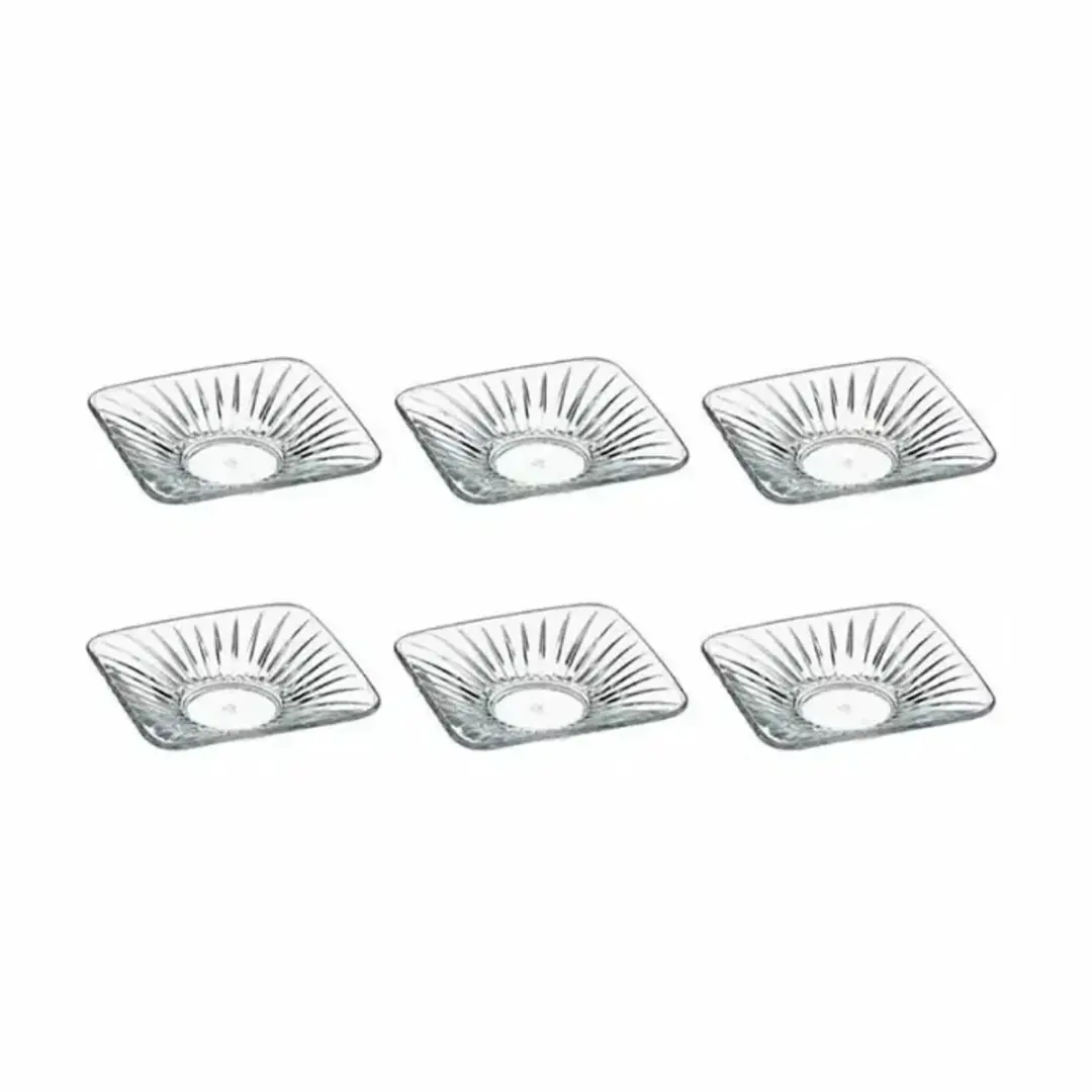 Pasabahce Glazen Onderzetters - 6 Stuks