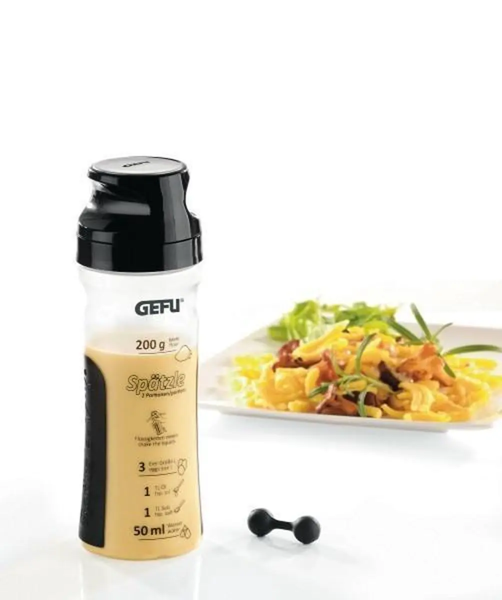 GEFU Twister Crêpes/Pannenkoekenshaker - Zwart