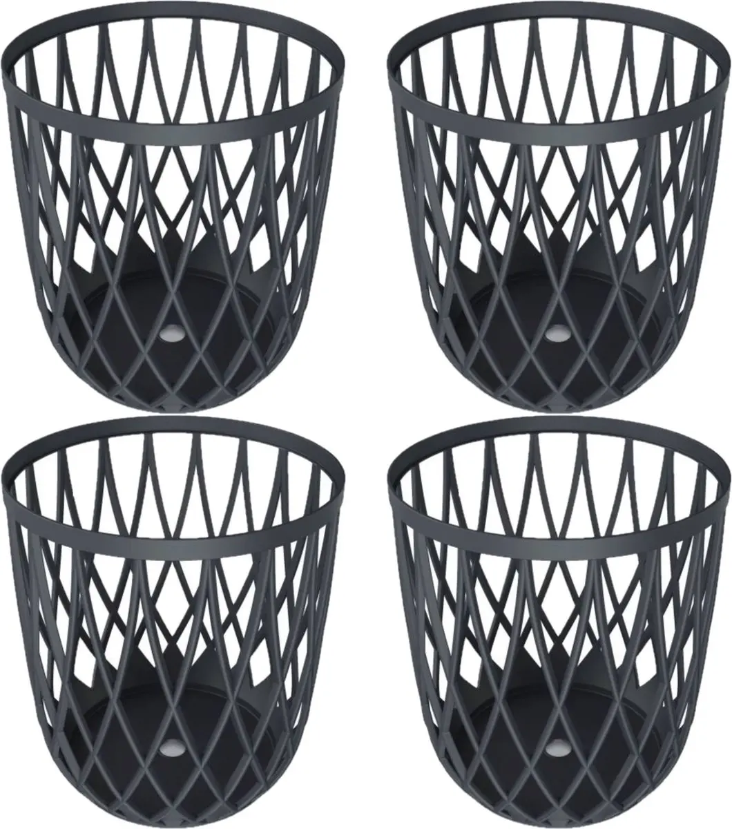 Prosperplast Opbergmanden Antraciet 39cm