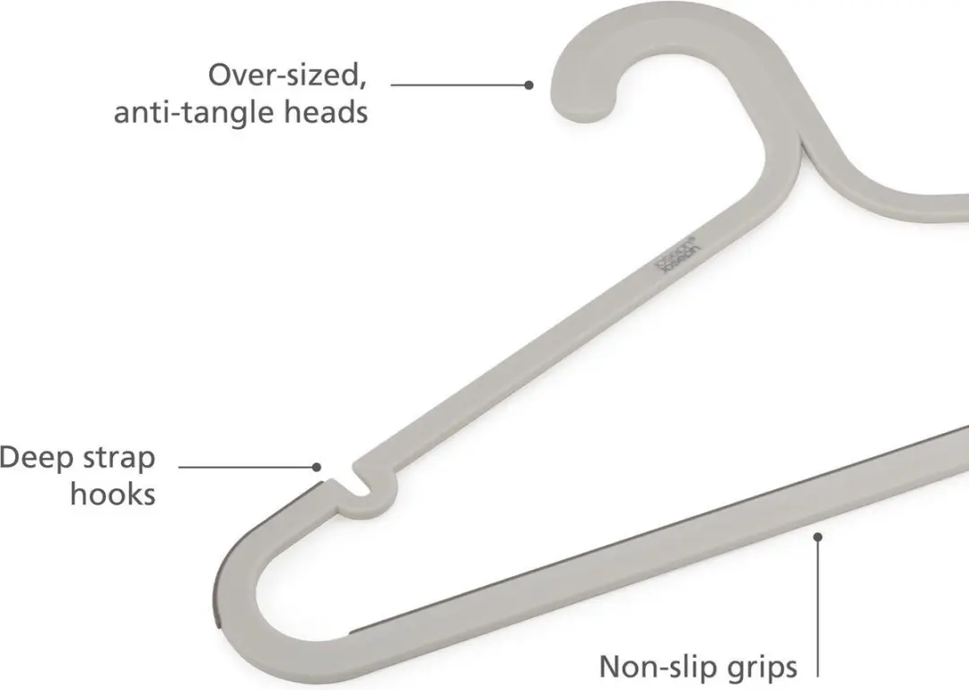 Joseph Joseph Orderly Hangers Set - 5 Stuks - Crème - afbeelding 6 van 6