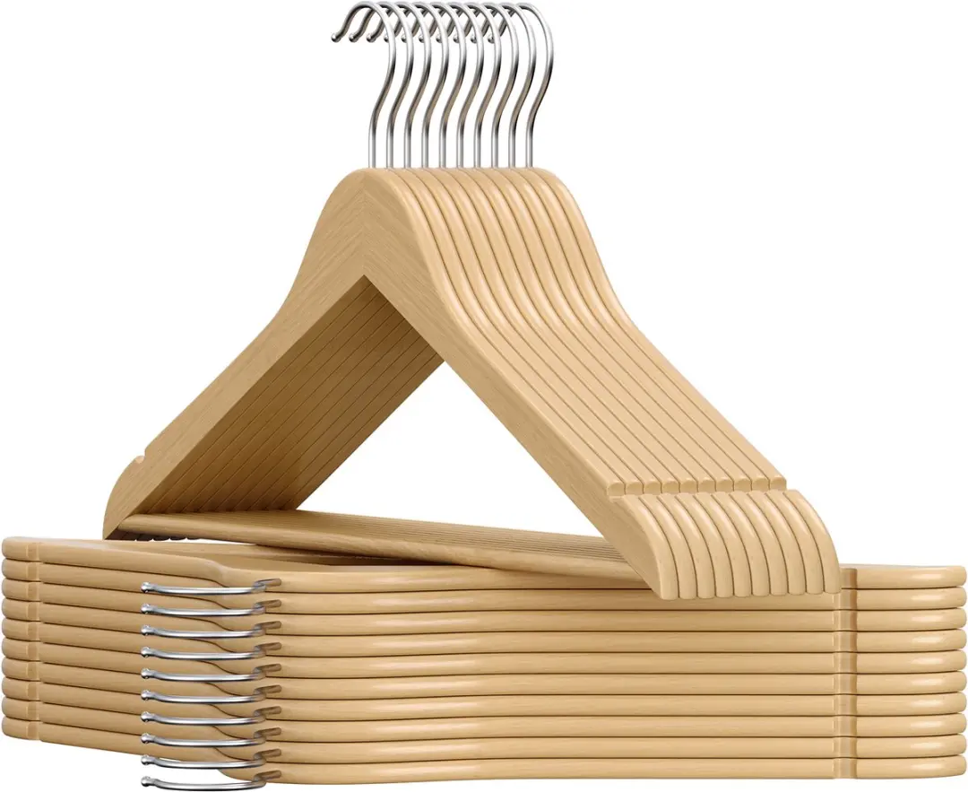Songmics Houten Kledinghangers 30 Stuks
