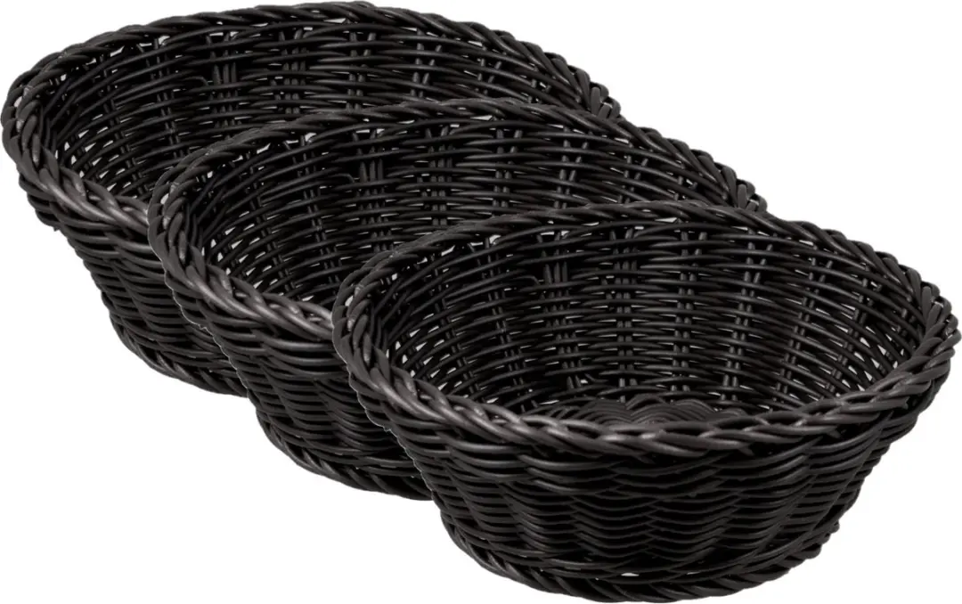 Cosy&Trendy Broodmand Zwart - D20xH8cm
