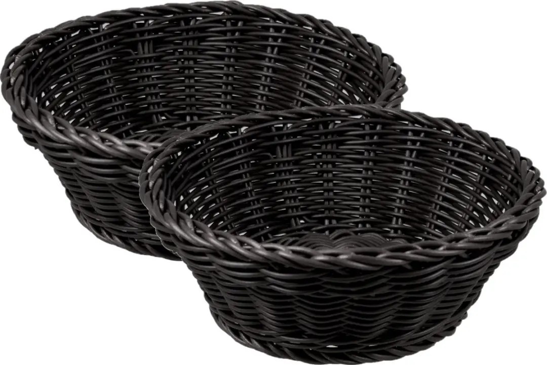 Cosy&Trendy Broodmand Zwart - D20xH8cm