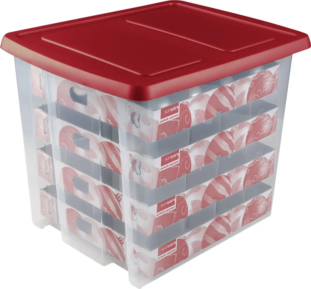 Sunware Nesta Kerstballen Opbergbox 45L