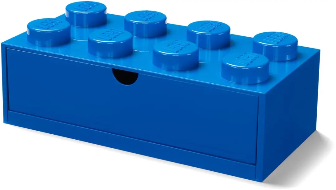 Bureaulade Brick 8, Blauw