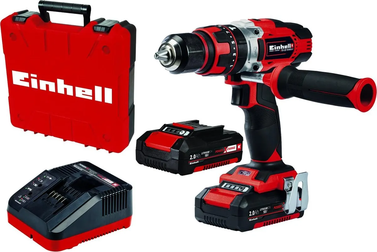 Einhell TE-CD 18/48 Li-i Klopboormachine - 18V - 48Nm - 2x2,0Ah