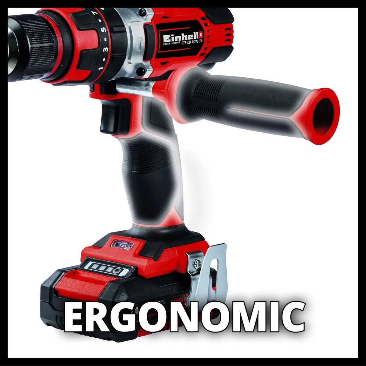 Einhell TE-CD 18/48 Li-i Klopboormachine - 18V - 48Nm - 2x2,0Ah