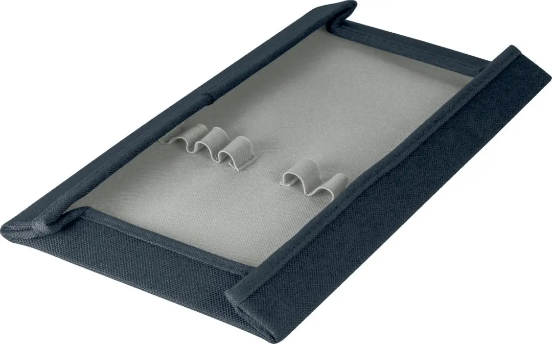 Leitz Stoffen Hot Desking Opbergtas 18.5L - 3 Vakken - Laptop tot 14" - Fluweel grijs