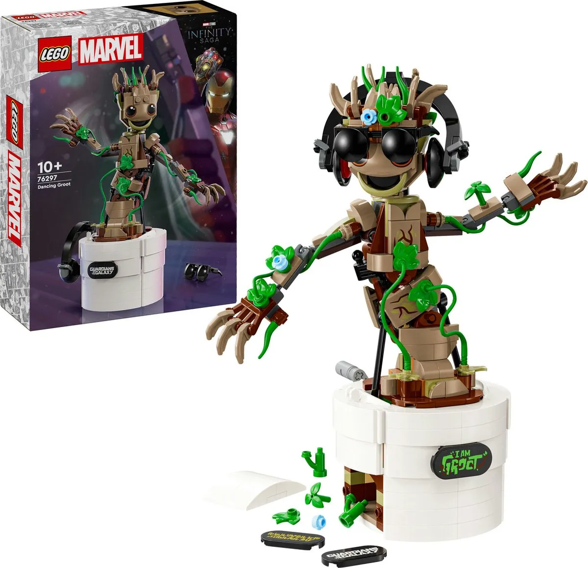 LEGO Marvel Dansende Groot 76297 - 459 Stukken