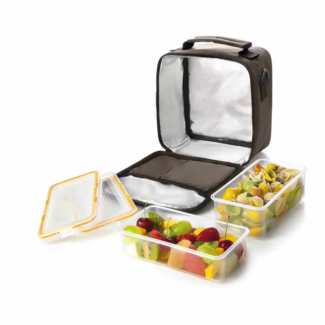 Ibili 753455 Lunchtrommel - Bruin - 21x12x22cm