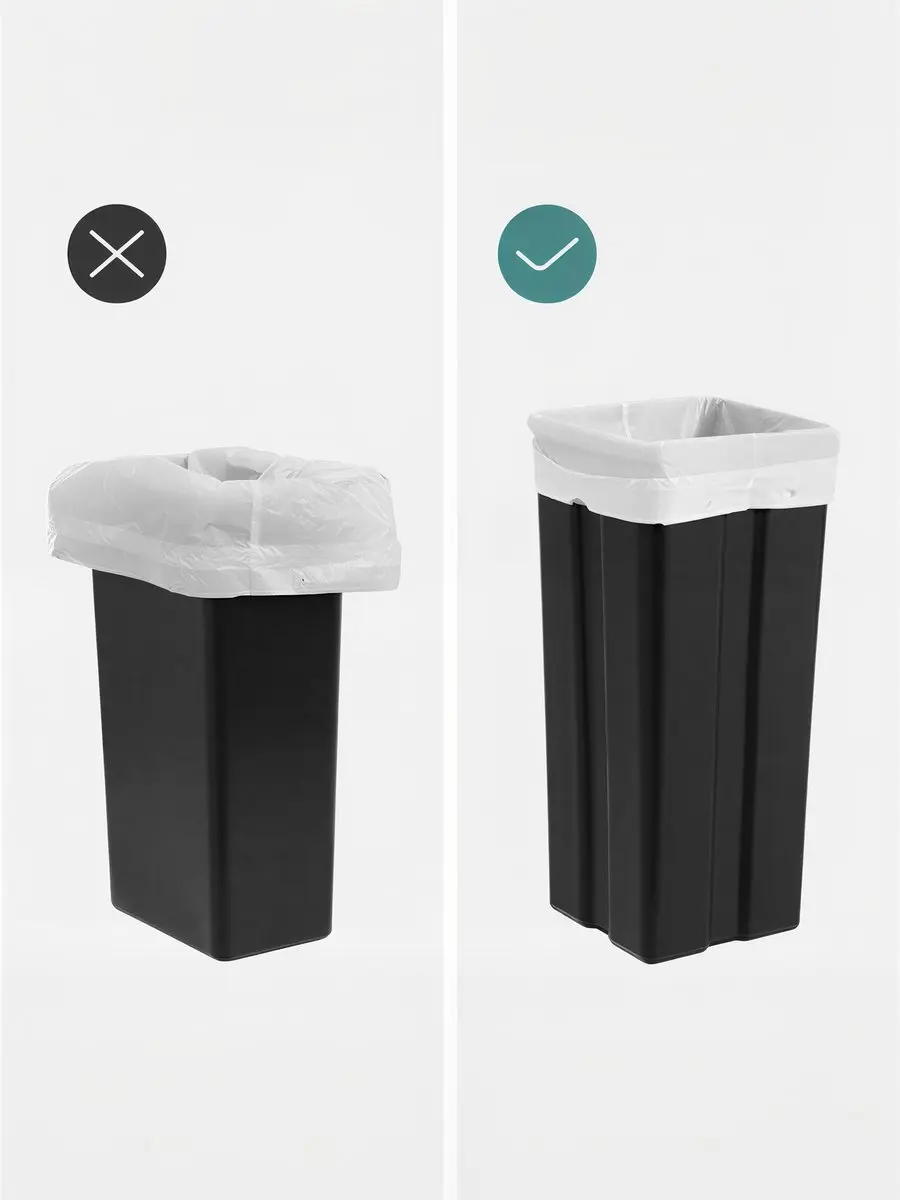 Songmics Vuilniszakken KRB030A04 - 180 Stuks - 30L - Wit