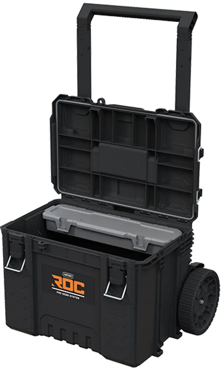 Keter ROC PRO GEAR 2.0 Toolbox on Wheels 57.5L - Zwart - afbeelding 6 van 6