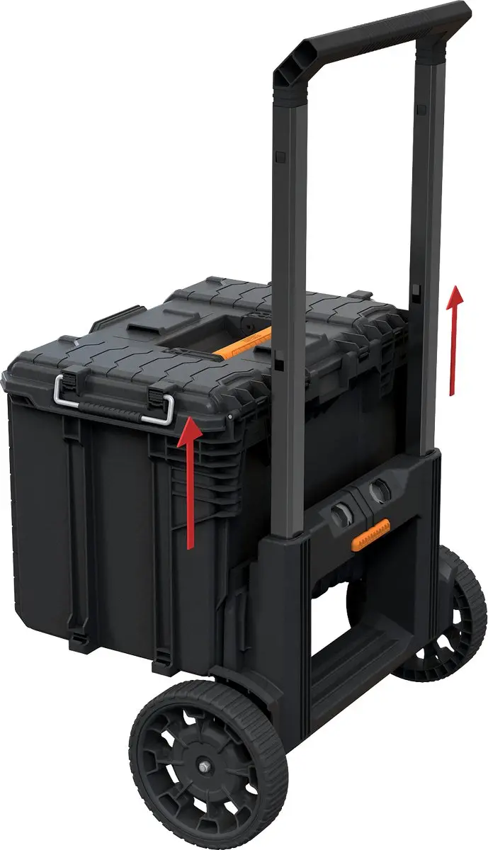 Keter ROC PRO GEAR 2.0 Toolbox on Wheels 57.5L - Zwart - afbeelding 2 van 6