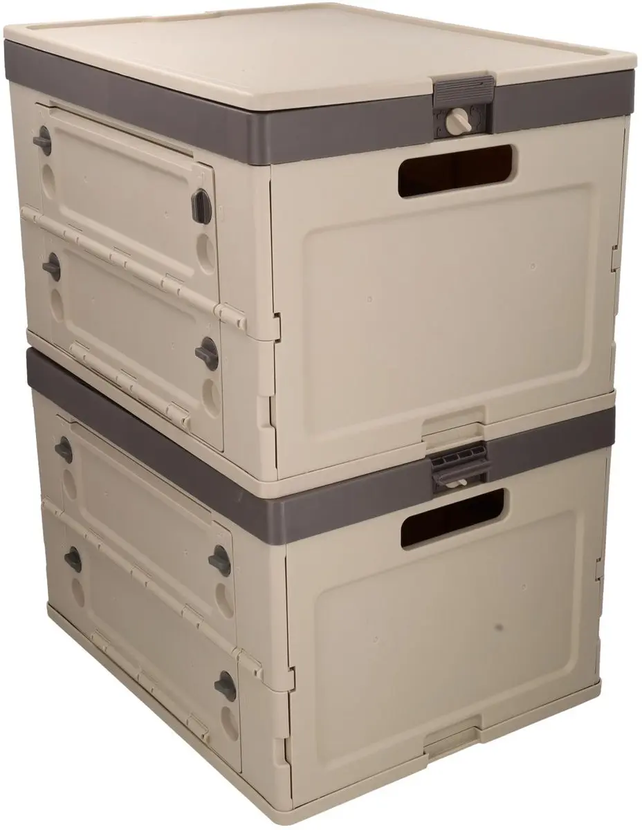 Haba Campbox Nomad Opvouwbare Opbergkrat 48L - Beige