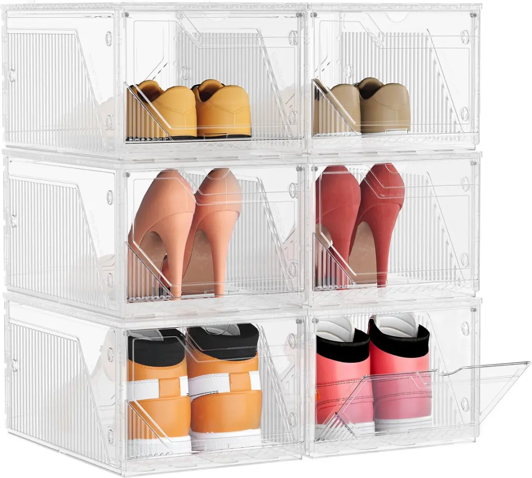 Songmics Schoenendozen Set 6 Stuks