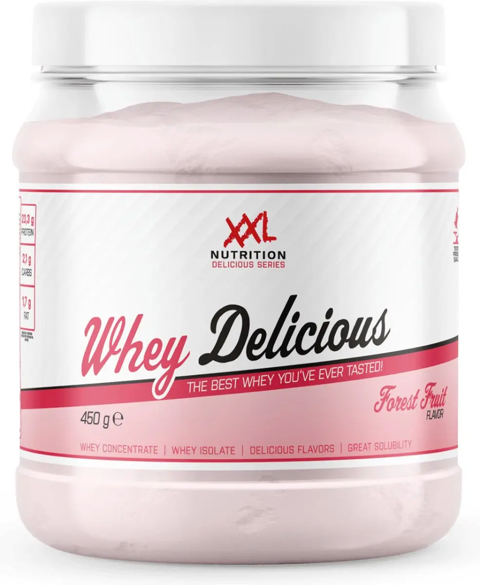 XXL Nutrition Whey Delicious Forest Fruit Eiwitpoeder 450g