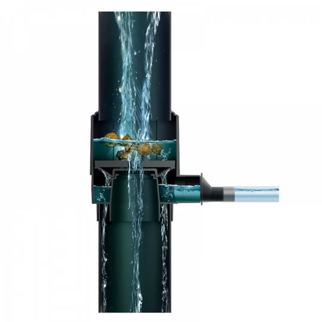 Prosperplast Vulautomaat Regenpijp 75-110mm - Zwart