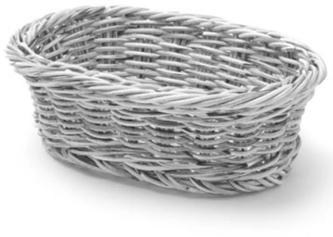 HENDI Ovale Broodmand 426760 - 190x120x60mm - Grijs