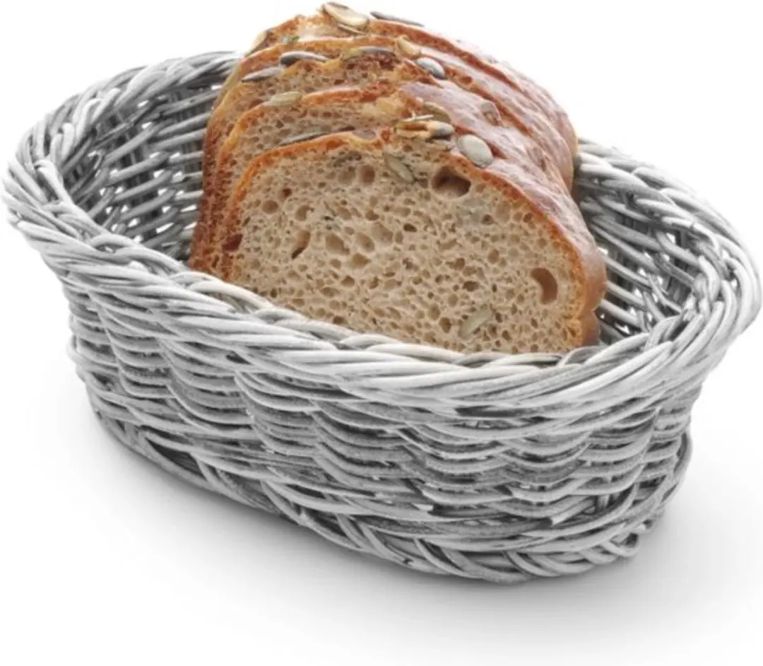 HENDI Ovale Broodmand 426760 - 190x120x60mm - Grijs