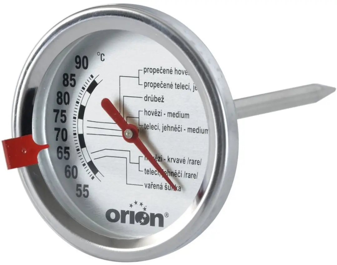 Orion Vleesthermometer Roestvrij Staal 12cm - 50-90°C - afbeelding 6 van 6