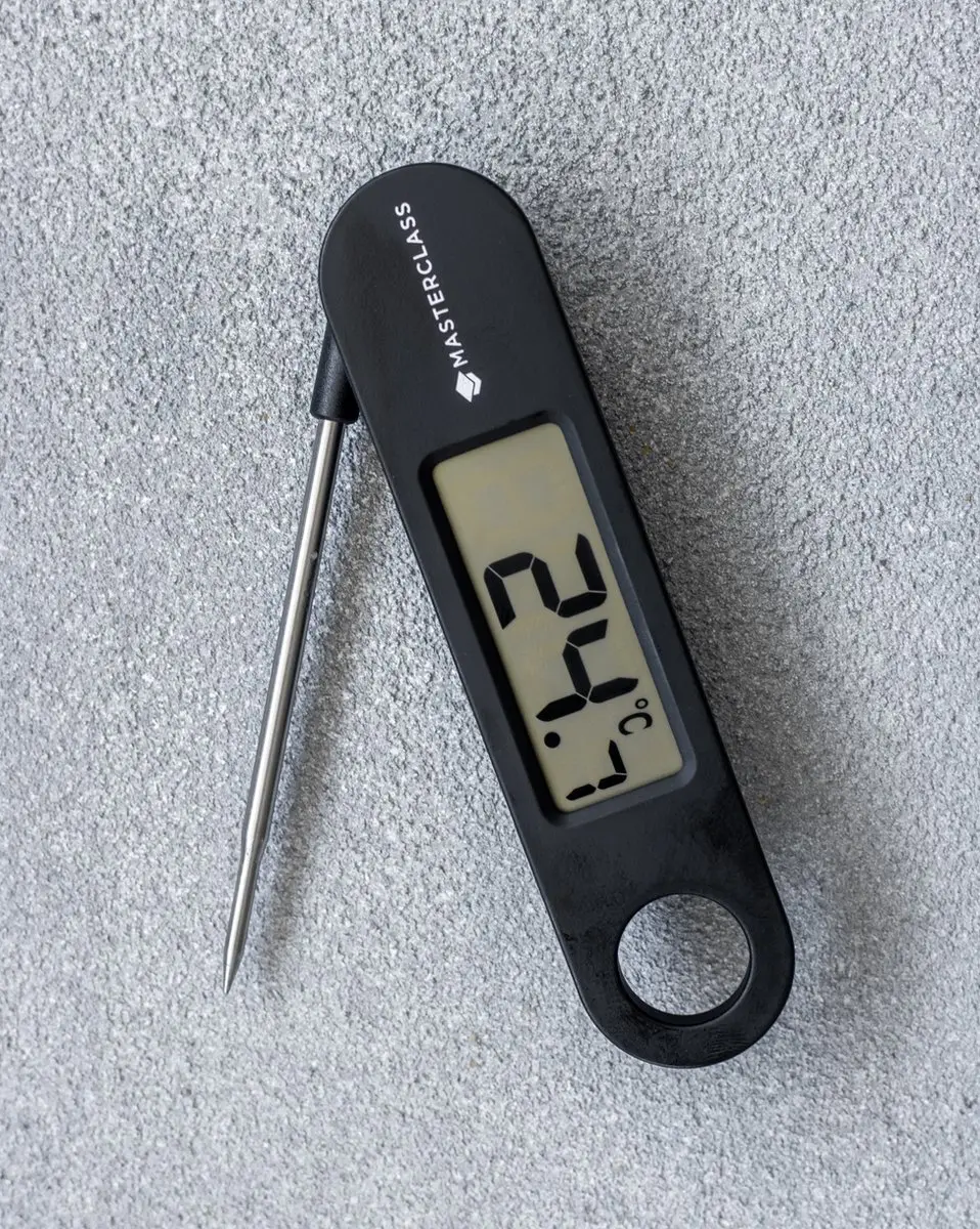 Masterclass Digitale Vleesthermometer - Inklapbare Sonde - Zwart