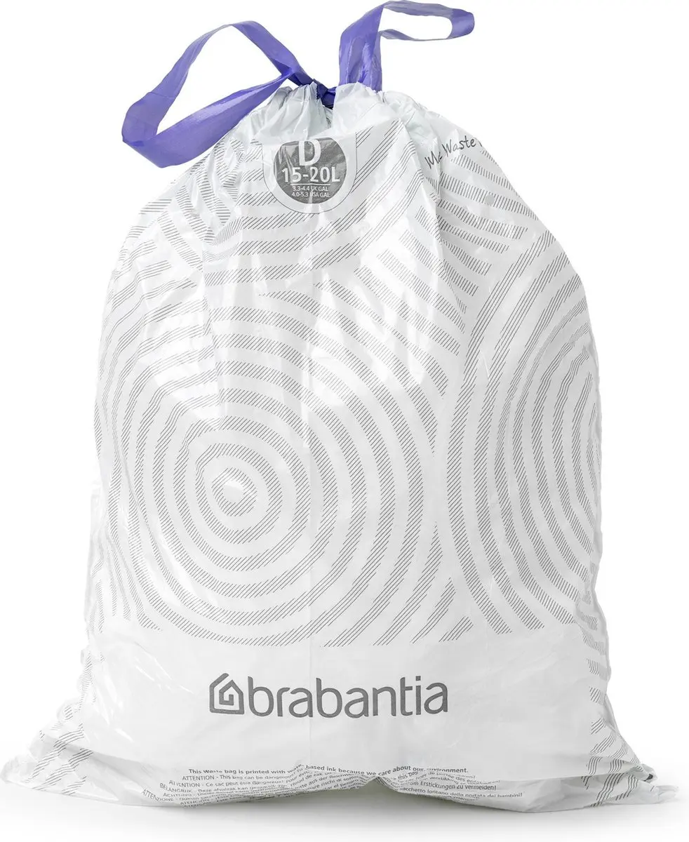 Brabantia PerfectFit Vuilniszakken Code D 120 Stuks
