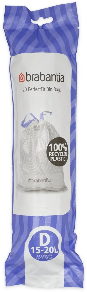 Brabantia PerfectFit Vuilniszakken Code D 120 Stuks