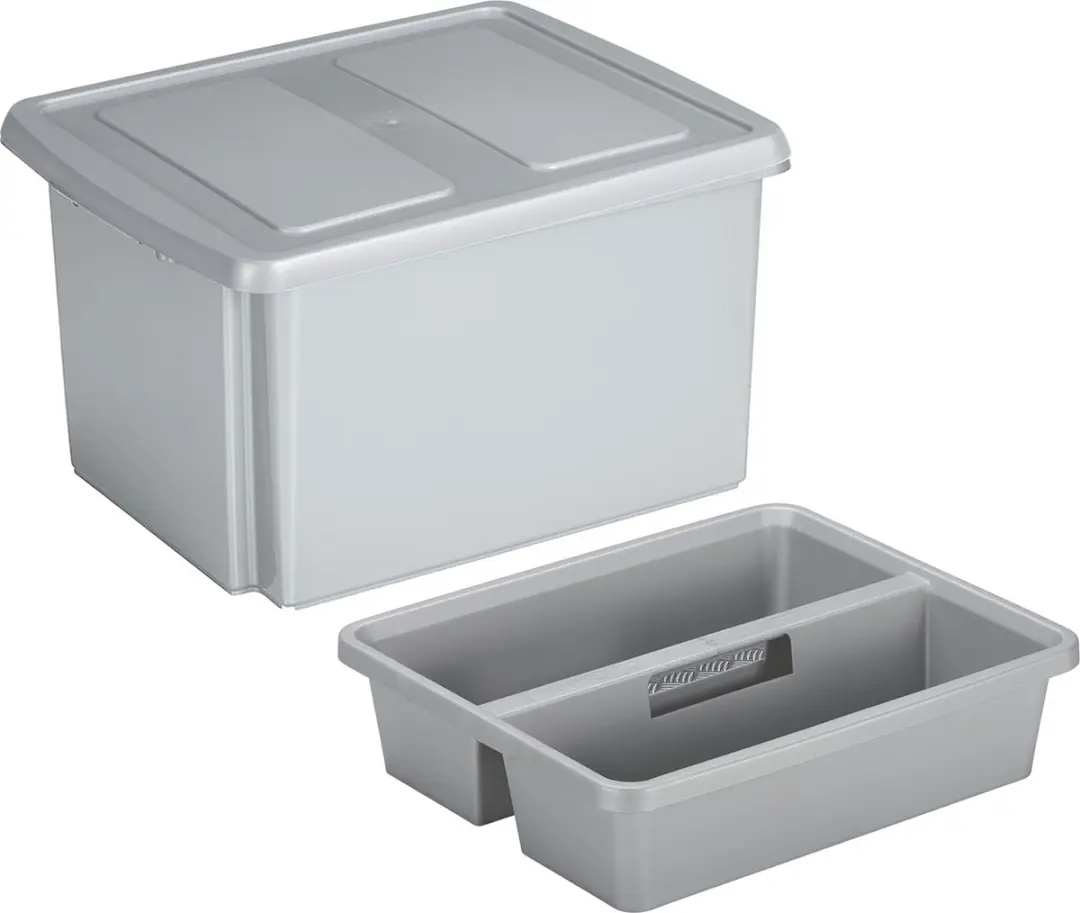 Sunware Opslagbox Lichtgrijs 32L