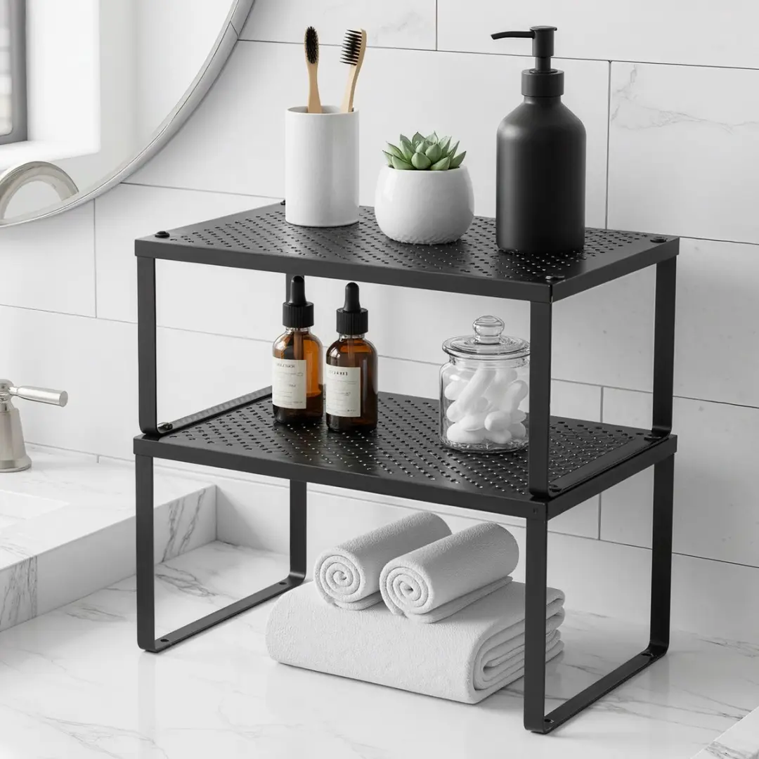 Songmics Kruidenrek 4-delig KCS001B01V1 - 2 Stuks - Inktzwart