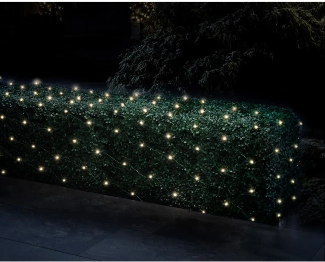 Lumineo Kerstnetverlichting 384 Warm Wit - 2x 300x300cm