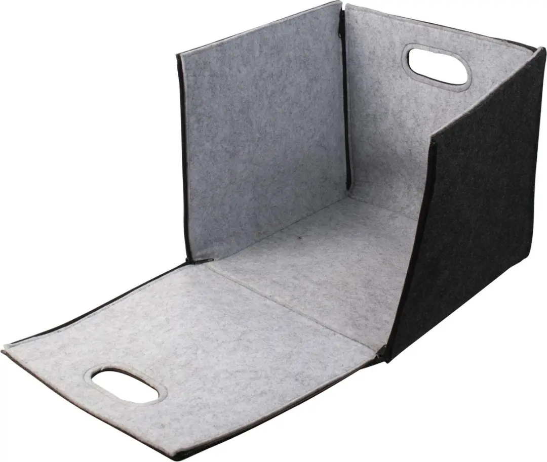 Gusta Opbergmand Grijs Vilt 30x30x30cm