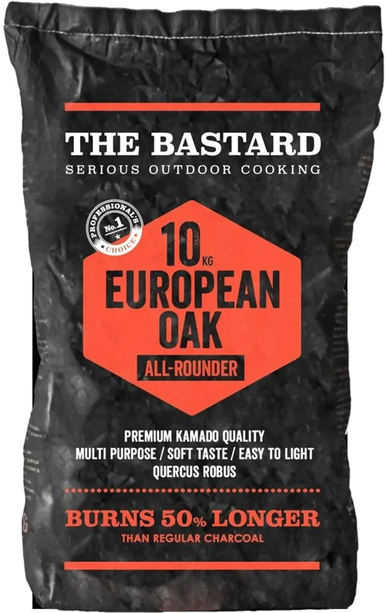 The Bastard Houtskool European Oak 10 kg
