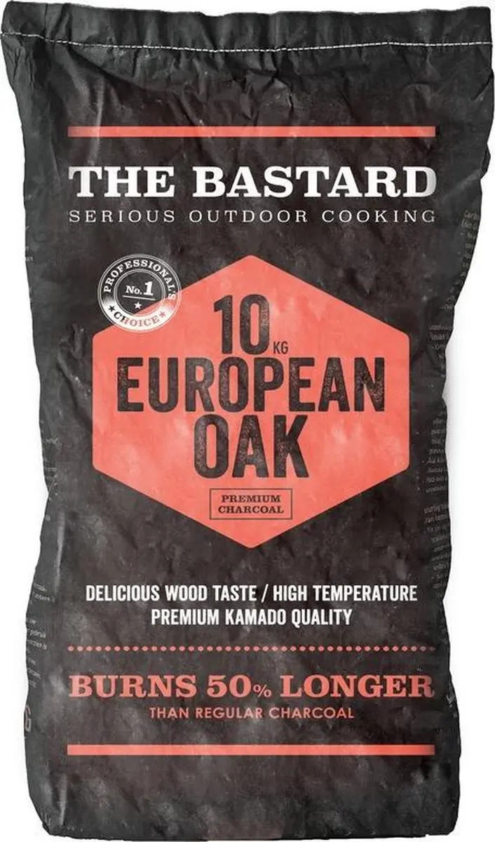 The Bastard Houtskool European Oak 10 kg